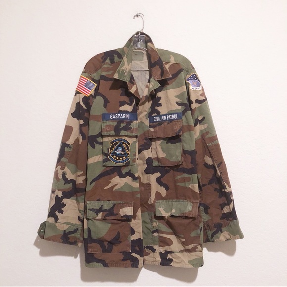 Other - Army Authentic Cargo Patch Jacket!